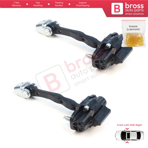 2 Pieces Front Door Stop Check Assy Limiter Strap for Volvo V40 525 Cross Country 526 2012–2019 31299810