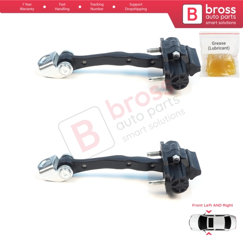 2 Pieces Front Door Stop Check Assy Limiter Strap for Volvo V40 525 Cross Country 526 2012–2019 31299810