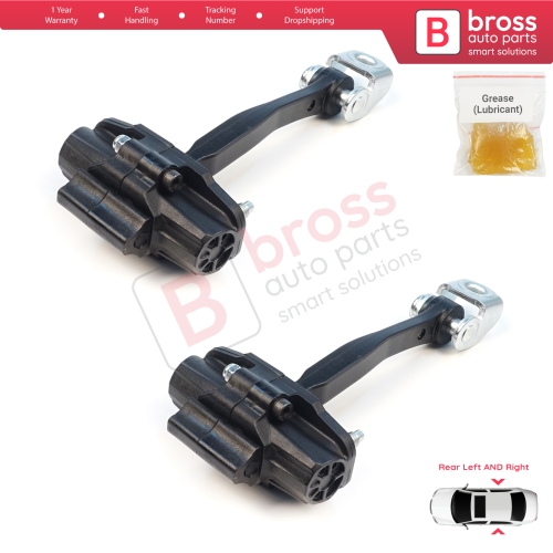 2 Pieces Rear Door Stop Check Assy Limiter Strap for Volvo V40 525 Cross Country 526 2012–2019 31298427