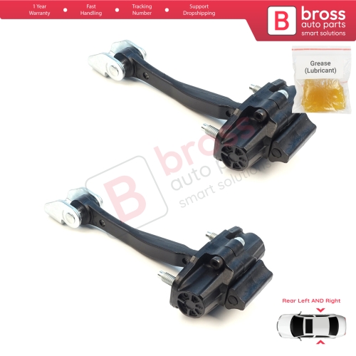 2 Pieces Rear Door Stop Check Assy Limiter Strap for Volvo V40 525 Cross Country 526 2012–2019 31298427