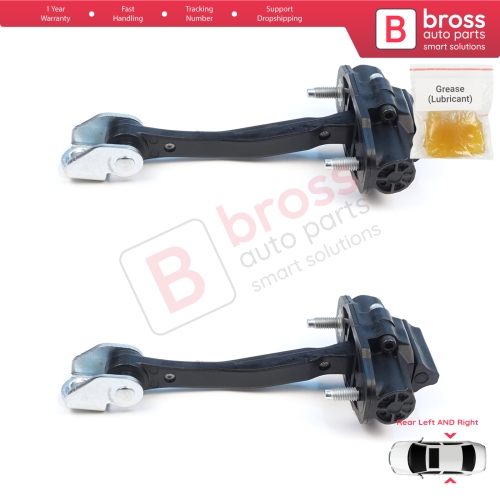 2 Pieces Rear Door Stop Check Assy Limiter Strap for Volvo V40 525 Cross Country 526 2012–2019 31298427
