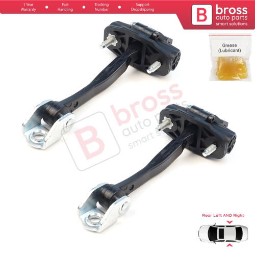 2 Pieces Rear Door Stop Check Assy Limiter Strap for Volvo V40 525 Cross Country 526 2012–2019 31298427