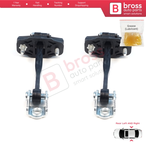 2 Pieces Rear Door Stop Check Assy Limiter Strap for Volvo V40 525 Cross Country 526 2012–2019 31298427