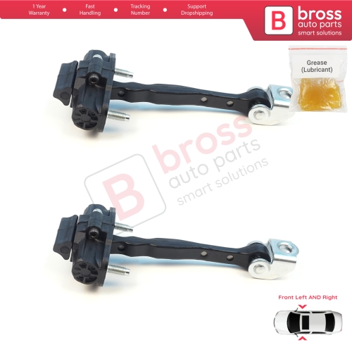 2 Pieces Front Door Stop Check Assy Limiter Strap for Volvo XC60 MK2 246 2017-On 31424466
