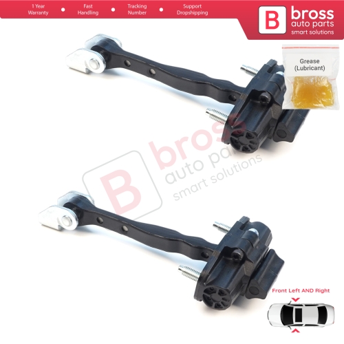 2 Pieces Front Door Stop Check Assy Limiter Strap for Volvo XC60 MK2 246 2017-On 31424466