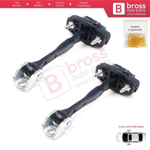 2 Pieces Front Door Stop Check Assy Limiter Strap for Volvo XC60 MK2 246 2017-On 31424466