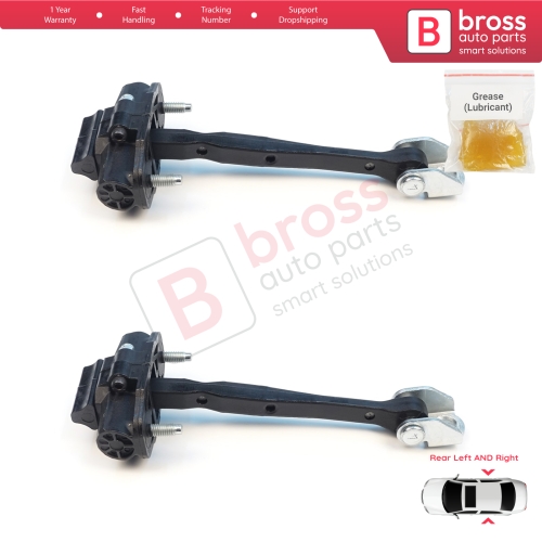 2 Pieces Rear Door Stop Check Assy Limiter Strap for Volvo XC60 MK2 246 2017-On 31424467
