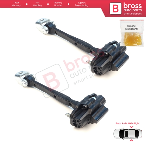 2 Pieces Rear Door Stop Check Assy Limiter Strap for Volvo XC60 MK2 246 2017-On 31424467