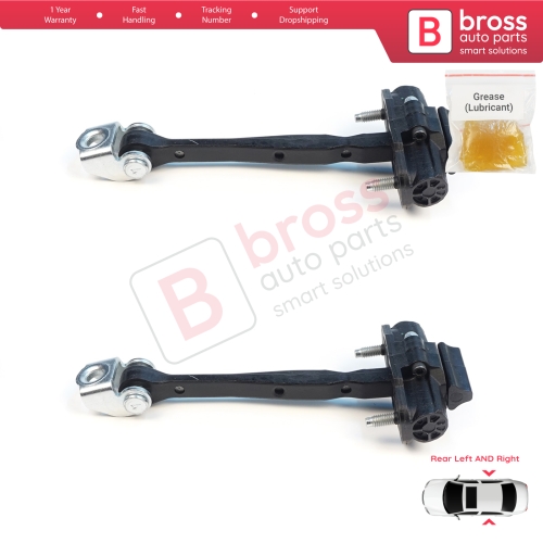 2 Pieces Rear Door Stop Check Assy Limiter Strap for Volvo XC60 MK2 246 2017-On 31424467