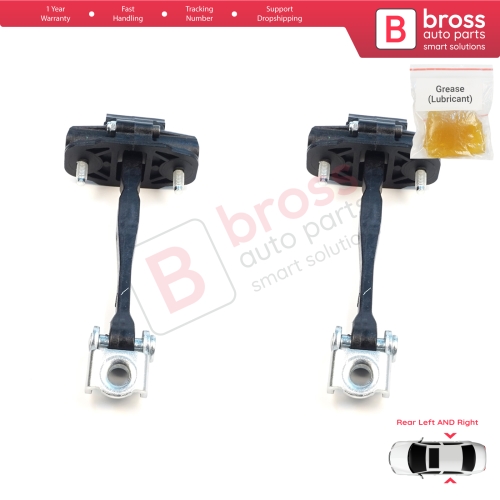 2 Pieces Rear Door Stop Check Assy Limiter Strap for Volvo XC60 MK2 246 2017-On 31424467