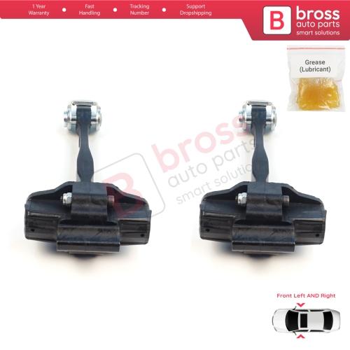 2 Pieces Front Door Stop Check Assy Limiter Strap for Volvo C40 539 2021-On XC40 536 2017-On 31457262