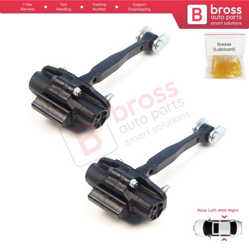 2 Pieces Rear Door Stop Check Assy Limiter Strap for Volvo C40 539 2021-On XC40 536 2017-On 31457263
