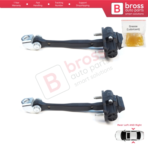 2 Pieces Rear Door Stop Check Assy Limiter Strap for Volvo C40 539 2021-On XC40 536 2017-On 31457263