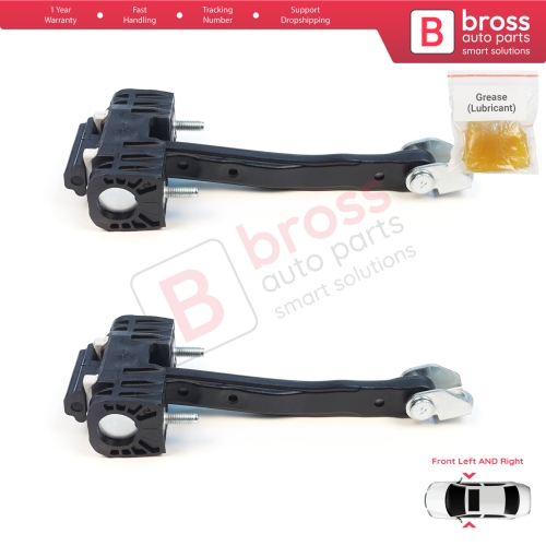 2 Pieces Front Door Stop Check Assy Limiter Strap for Volvo XC90 MK2 256 2014-On 31395137