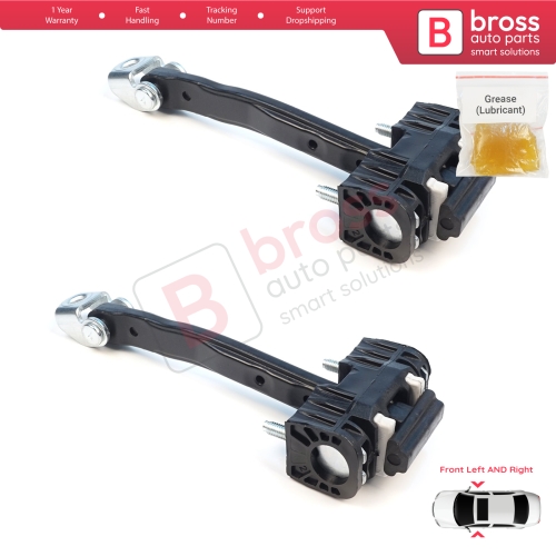 2 Pieces Front Door Stop Check Assy Limiter Strap for Volvo XC90 MK2 256 2014-On 31395137