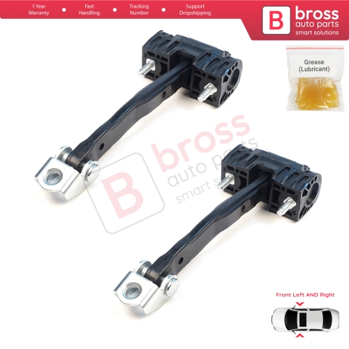 2 Pieces Front Door Stop Check Assy Limiter Strap for Volvo XC90 MK2 256 2014-On 31395137