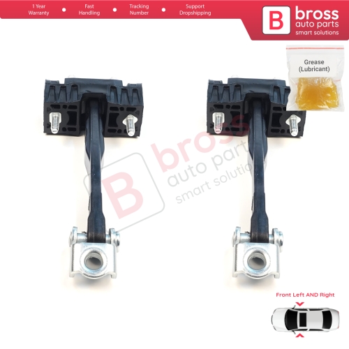 2 Pieces Front Door Stop Check Assy Limiter Strap for Volvo XC90 MK2 256 2014-On 31395137