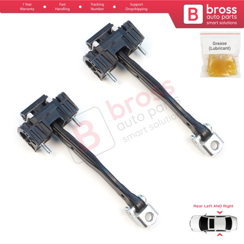 2 Pieces Rear Door Stop Check Assy Limiter Strap for Volvo XC90 MK2 256 2014-On 31395138