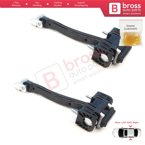 2 Pieces Rear Door Stop Check Assy Limiter Strap for Volvo XC90 MK2 256 2014-On 31395138
