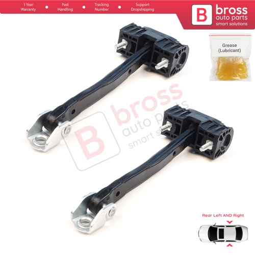 2 Pieces Rear Door Stop Check Assy Limiter Strap for Volvo XC90 MK2 256 2014-On 31395138