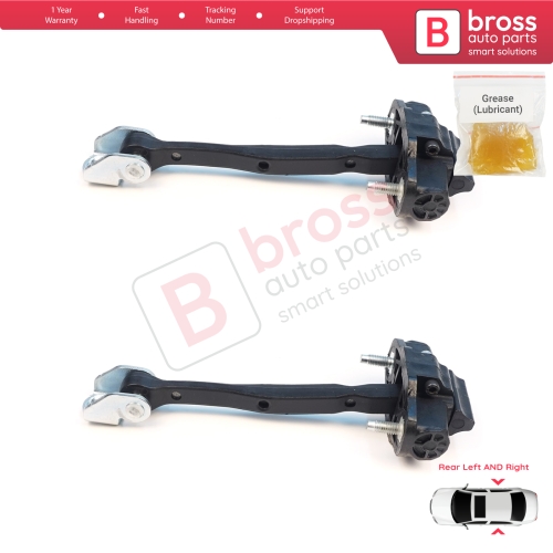 2 Pieces Rear Door Stop Check Assy Limiter Strap for Volvo S60 MK3 224 2019-On V60 MK2 225 V60 Cross Country MK2 227 2018-On 31479060