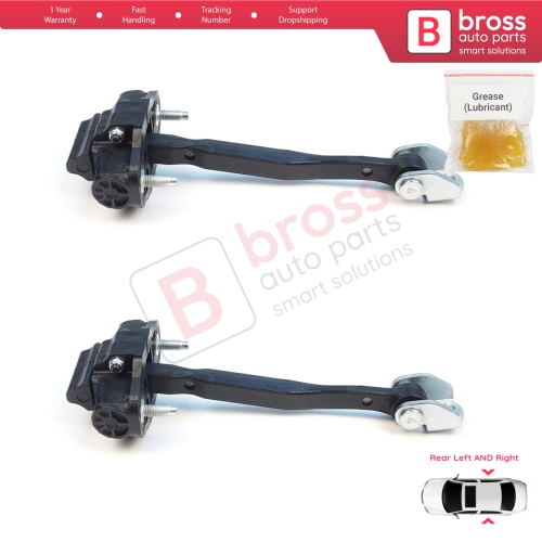 2 Pieces Rear Door Stop Check Assy Limiter Strap for Volvo S90 MK2 234 V90 MK2 235 Estate 236 Cross Country 2016-On 31385858
