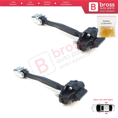 2 Pieces Rear Door Stop Check Assy Limiter Strap for Volvo S90 MK2 234 V90 MK2 235 Estate 236 Cross Country 2016-On 31385858