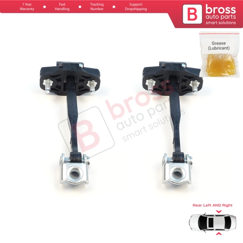 2 Pieces Rear Door Stop Check Assy Limiter Strap for Volvo S90 MK2 234 V90 MK2 235 Estate 236 Cross Country 2016-On 31385858