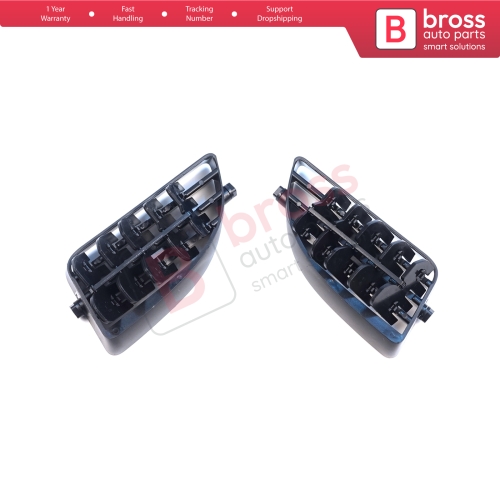 Dashboard Side Air Vent Grill Cover Trim Nozzle Deflector Diffuser Left Right for Renault Megane MK3 2008-2016 Fluence L3 2009–2020 687618845R 687604198R