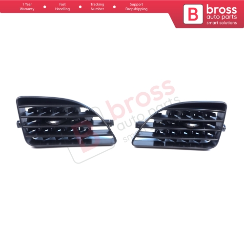 Dashboard Side Air Vent Grill Cover Trim Nozzle Deflector Diffuser Left Right for Renault Megane MK3 2008-2016 Fluence L3 2009–2020 687618845R 687604198R