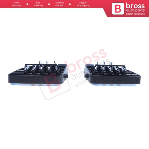 Dashboard Side Air Vent Grill Cover Trim Nozzle Deflector Diffuser Left Right for Renault Megane MK3 2008-2016 Fluence L3 2009–2020 687618845R 687604198R