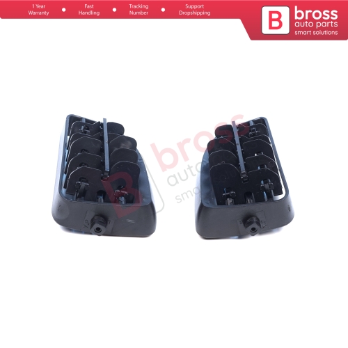 Dashboard Side Air Vent Grill Cover Trim Nozzle Deflector Diffuser Left Right for Renault Megane MK3 2008-2016 Fluence L3 2009–2020 687618845R 687604198R