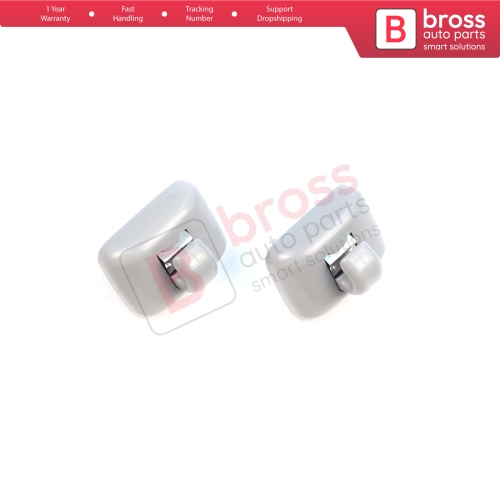 2 Pieces Sun Visor Shade Holder Hook Clips Gray Color for Audi A1 A3 A4 B7 B8 B9 A5 A6 C6 Q2 Q3 Q5  TT Seat Exeo