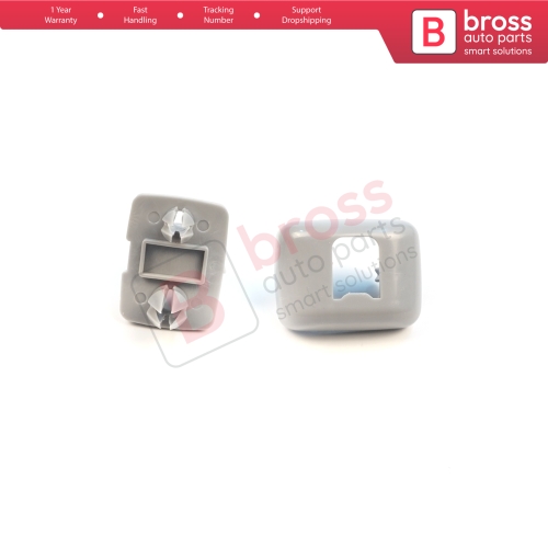 1 Piece Sun Visor Shade Holder Hook Clips Gray Color for Audi A1 A3 A4 B7 B8 B9 A5 A6 C6 Q2 Q3 Q5  TT Seat Exeo