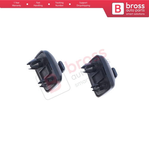2 Pieces Sun Visor Shade Holder Hook Clips Black Color for Audi A1 A3 A4 B7 B8 B9 A5 A6 C6 Q2 Q3 Q5 TT Seat Exeo