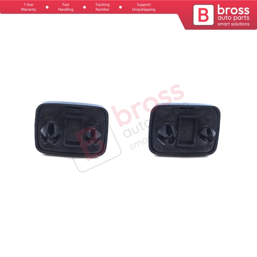 2 Pieces Sun Visor Shade Holder Hook Clips Black Color for Audi A1 A3 A4 B7 B8 B9 A5 A6 C6 Q2 Q3 Q5 TT Seat Exeo