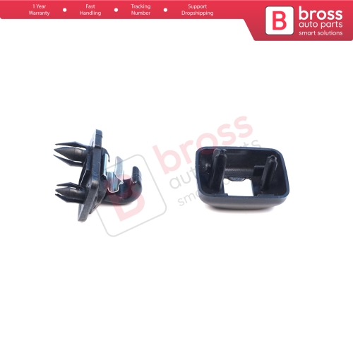 1 Piece Sun Visor Shade Holder Hook Clips Black Color for Audi A1 A3 A4 B7 B8 B9 A5 A6 C6 Q2 Q3 Q5 TT Seat Exeo