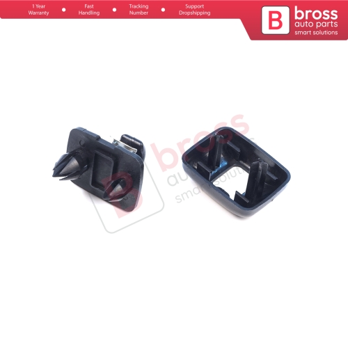 1 Piece Sun Visor Shade Holder Hook Clips Black Color for Audi A1 A3 A4 B7 B8 B9 A5 A6 C6 Q2 Q3 Q5 TT Seat Exeo