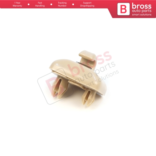 1 Piece Sun Visor Shade Holder Hook Clips Beige Color for Audi A1 A3 A4 B7 B8 B9 A5 A6 C6 Q2 Q3 Q5 TT Seat Exeo