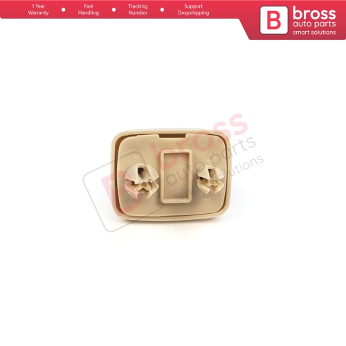 1 Piece Sun Visor Shade Holder Hook Clips Beige Color for Audi A1 A3 A4 B7 B8 B9 A5 A6 C6 Q2 Q3 Q5 TT Seat Exeo