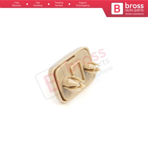 1 Piece Sun Visor Shade Holder Hook Clips Beige Color for Audi A1 A3 A4 B7 B8 B9 A5 A6 C6 Q2 Q3 Q5 TT Seat Exeo