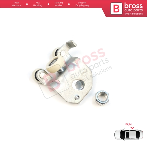 Right Sliding Door Upper Roller Guide For Citroen Jumper Relay Peugeot Boxer Fiat Ducato MK3 250 2006-On Minibus Van 1344234080 