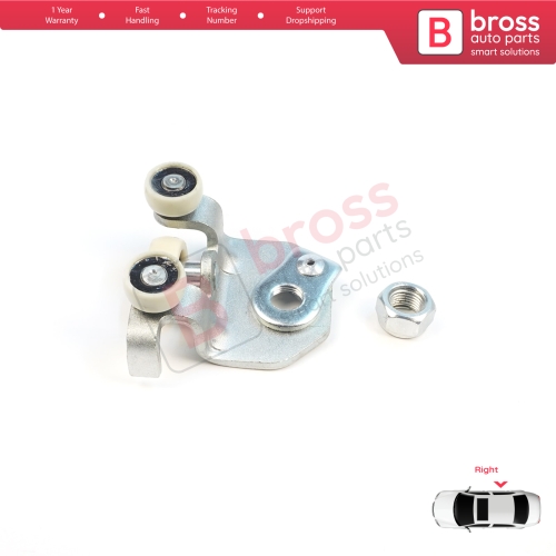 Right Sliding Door Upper Roller Guide For Citroen Jumper Relay Peugeot Boxer Fiat Ducato MK3 250 2006-On Minibus Van 1344234080 