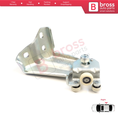 Right Sliding Door Upper Roller Guide Set For Citroen Jumper Relay Peugeot Boxer Fiat Ducato MK3 250 2006-On Minibus Van 1344234080