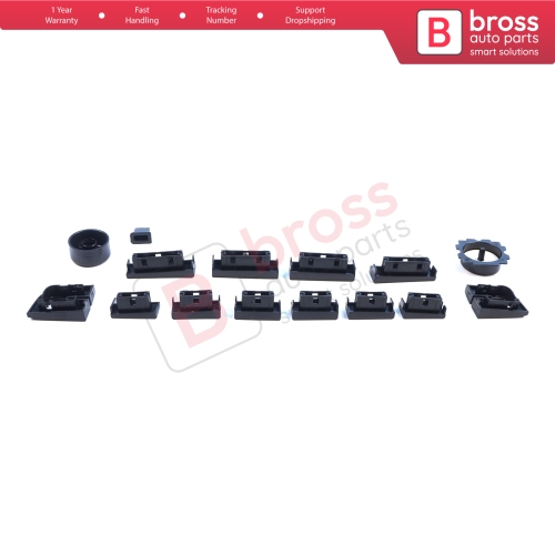 Radio Cd Mp3 Player Button Set for Blaupunkt Fiat Linea Fiorino 225 Grande Punto 199 Citroen Nemo Peugeot Bipper 2007-2016