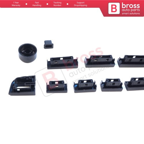 Radio Cd Mp3 Player Button Set for Blaupunkt Fiat Linea Fiorino 225 Grande Punto 199 Citroen Nemo Peugeot Bipper 2007-2016