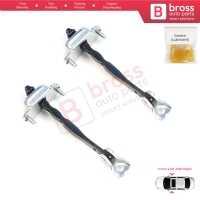 2 Pieces Front Door Hinge Brake Stop Check Assy Limiter Strap for Citroen C3 MK4 e-C3 2024-On Fiat Grande Panda 9846733780