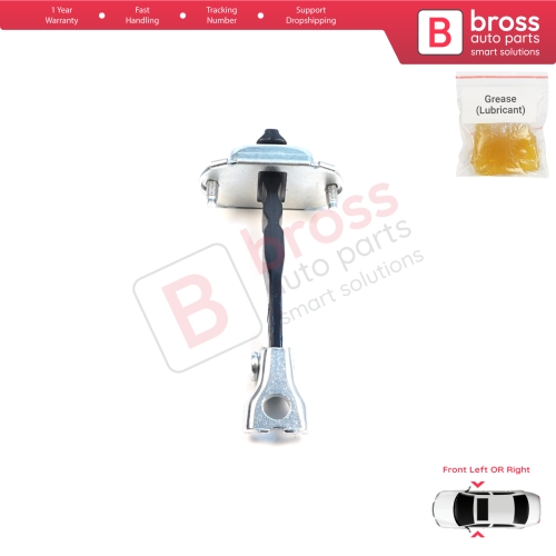 Front Door Hinge Brake Stop Check Assy Limiter Strap for Citroen C3 MK4 e-C3 2024-On Fiat Grande Panda 9846733780