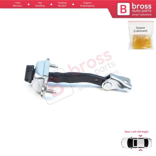 Rear Door Hinge Brake Stop Check Assy Limiter Strap for Citroen C3 MK4 e-C3 2024-On Fiat Grande Panda 9846733380