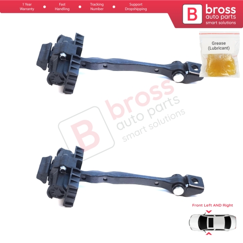 2 Pieces Front Door Hinge Brake Stop Check Assy Limiter Strap for Seat Cupra Leon MK4 KL KU 2020-On 4/5-Door 5FA837179A
